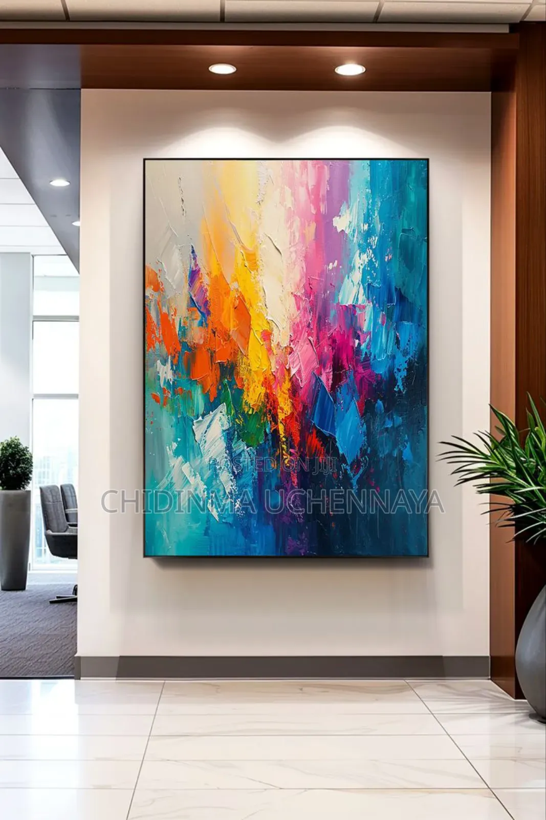 Abstract Texture Art Canvas Printing