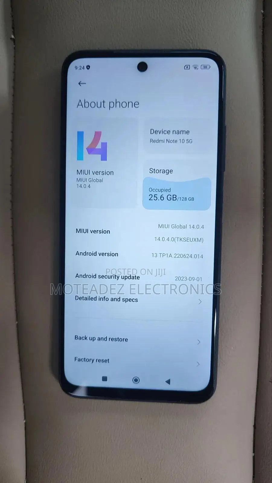 New Xiaomi Redmi Note 10 5G 128 GB Gray