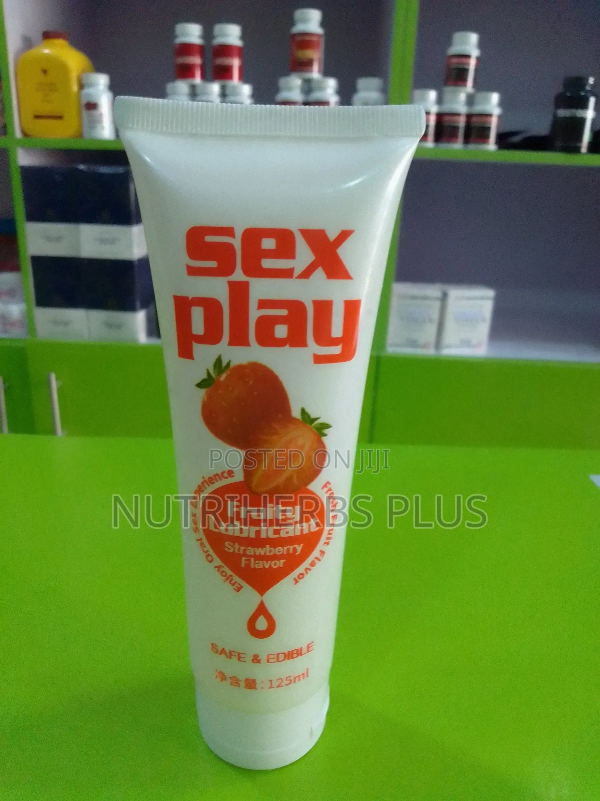 Sex Play Fruity Lubricant ( Strawberry Flavour: Safe Edible