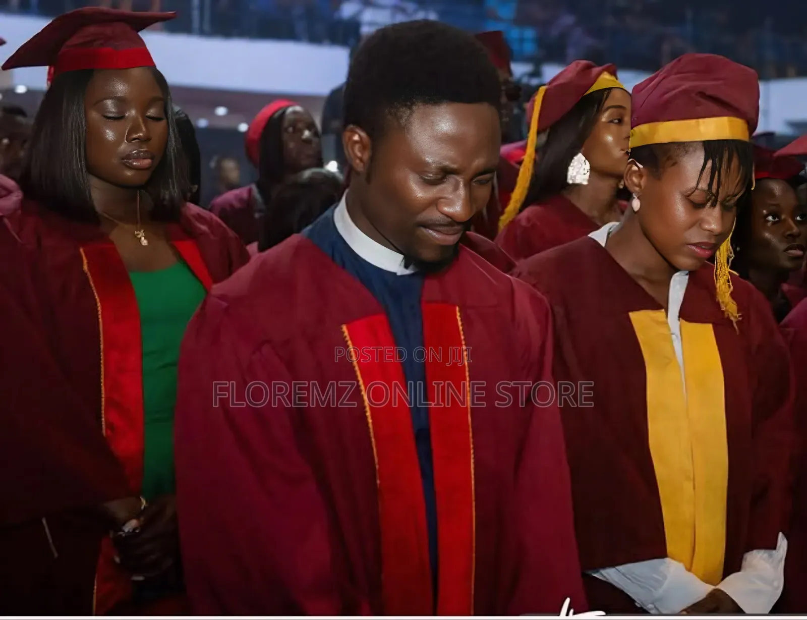 Bulk Rental of Wine Graduation / Convocation Gown for Your Ceremony