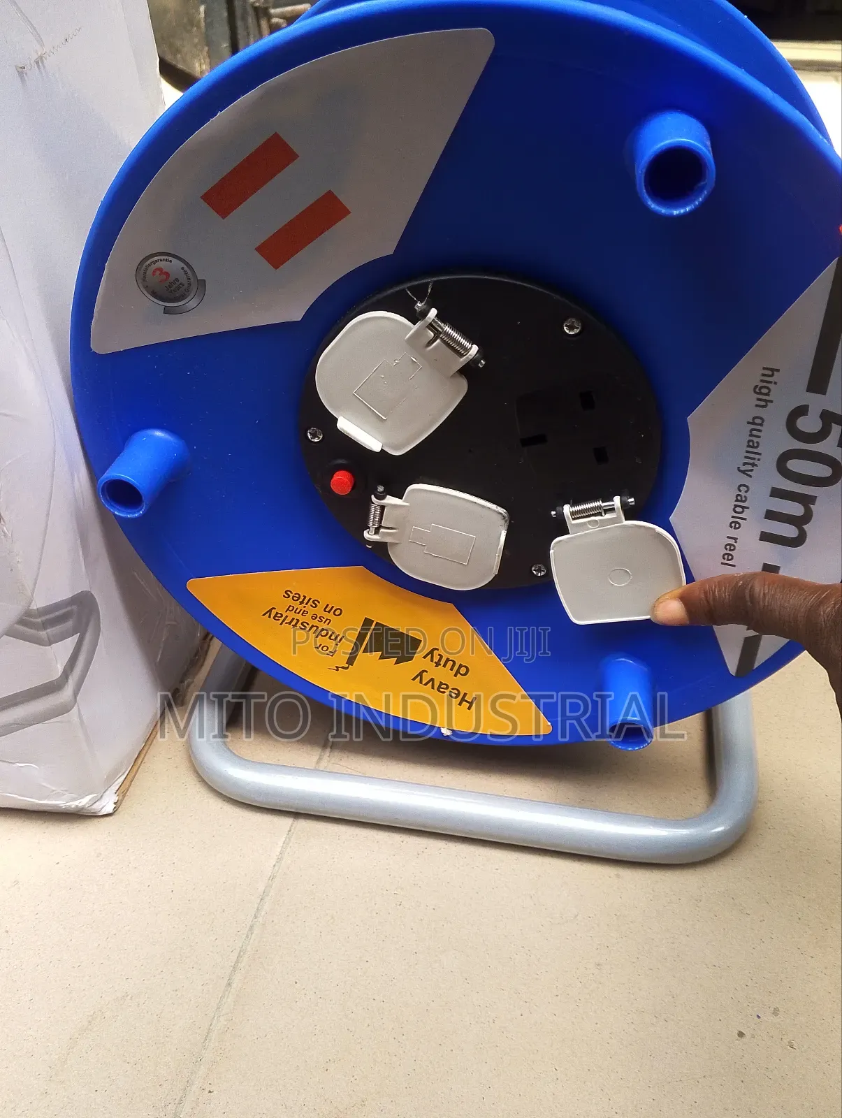 Brennenstuhl 50m Heavy-Duty Industrial Extension Cable Reel