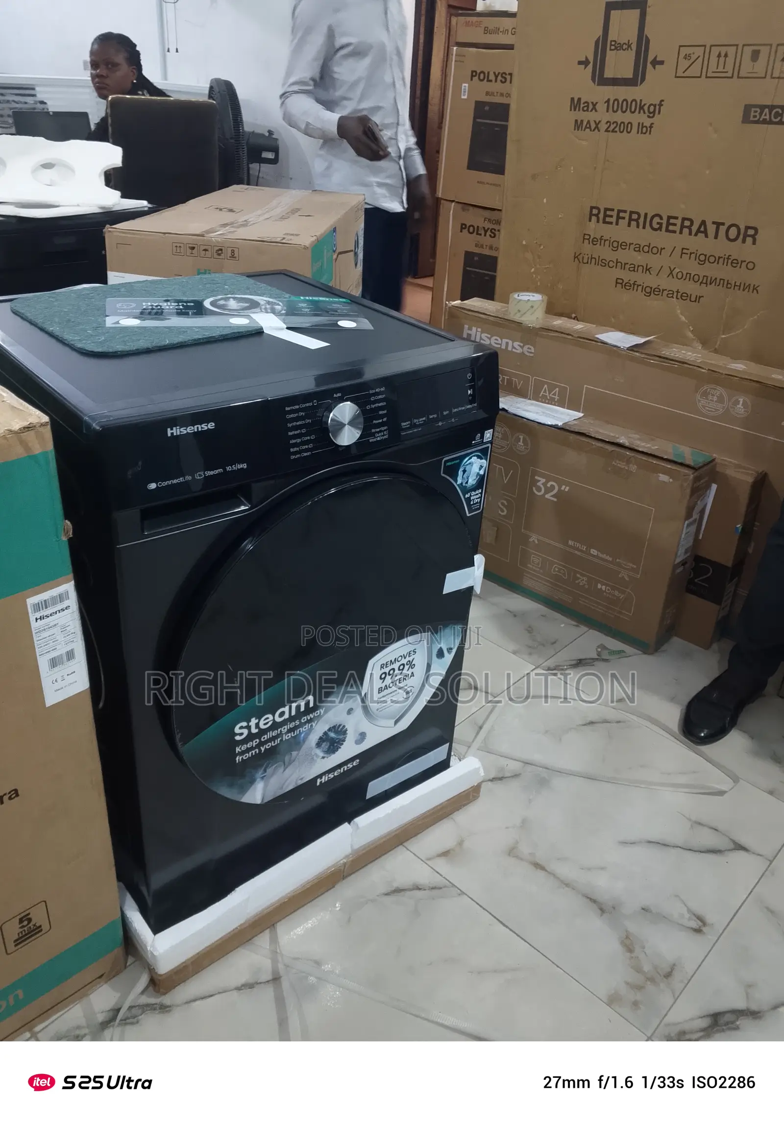 Hisense 10.5kg Wash Dry: Large Capacity Combo for Busy Households