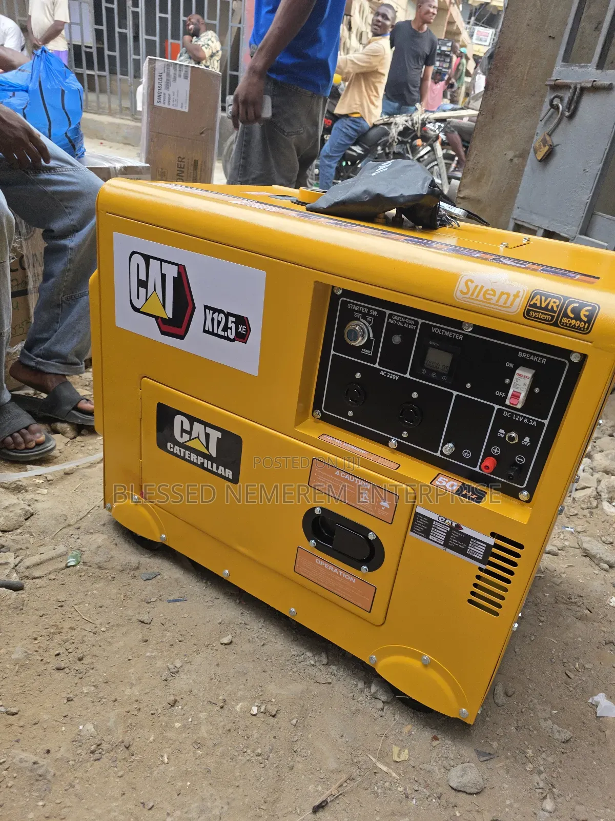 ♤◇I Deal on Cat Diesel Soundproof Gen 10.5kva 100%Copper Coil