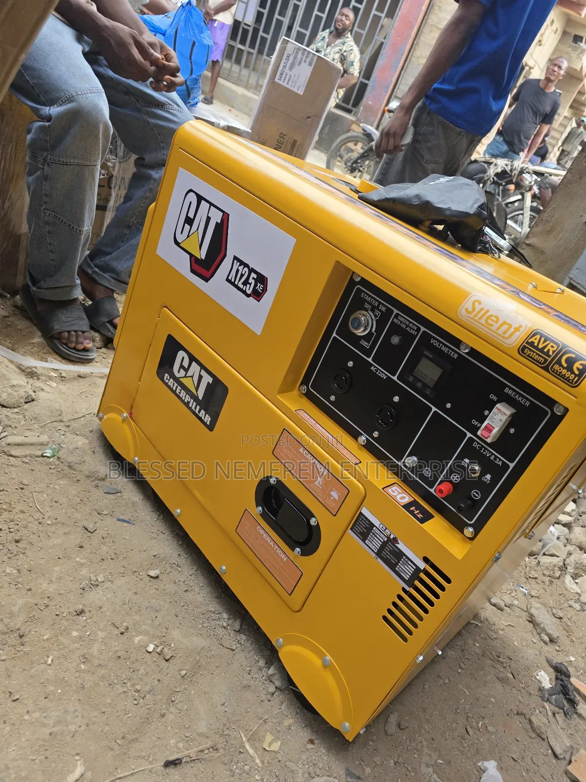 □■Powerful Cat Diesel Soundproof Generator 10.5kva 100%Copper Coil