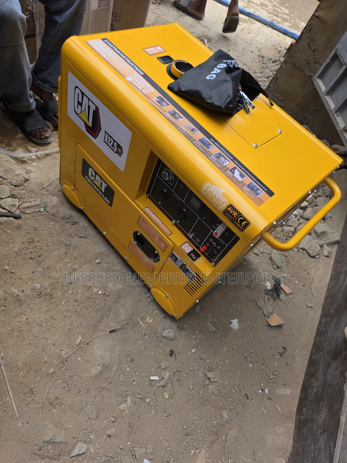 ●□Diesel Soundproof Generator Cat 10.5kva 100%Copper Coil