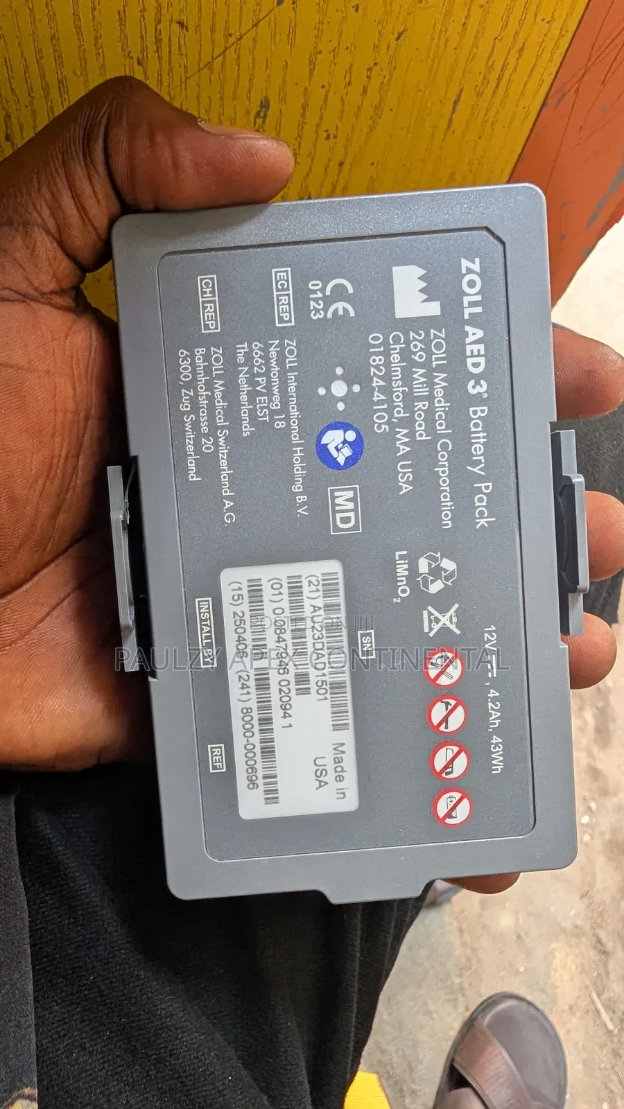 Zoll Aed 3 Battery Pack