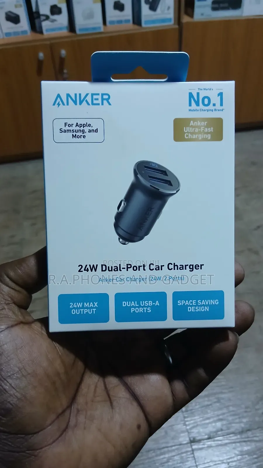 24w Dual Port Car Charger
