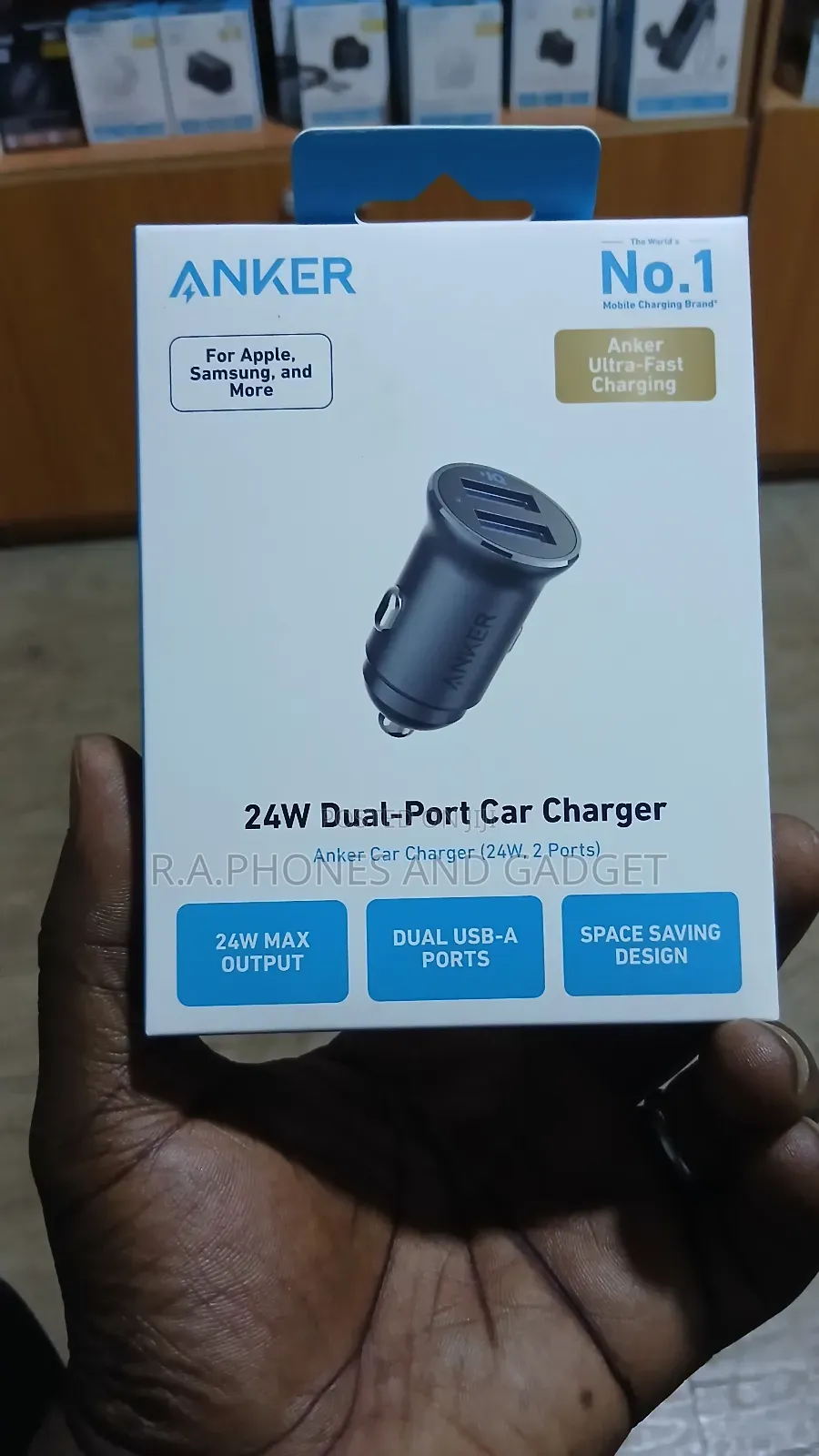 24w Dual Port Car Charger