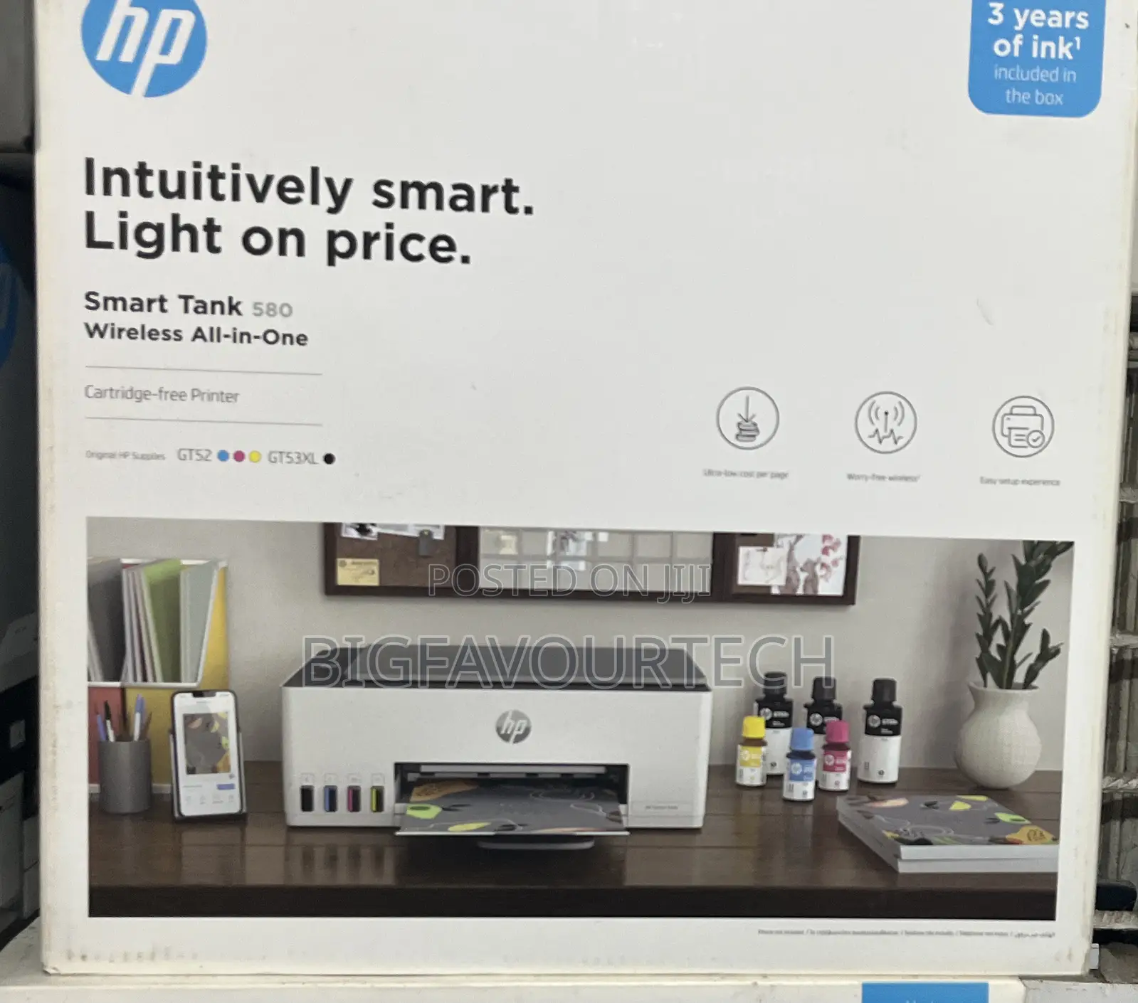 HP Smart Tank 580 All-in-One Printer