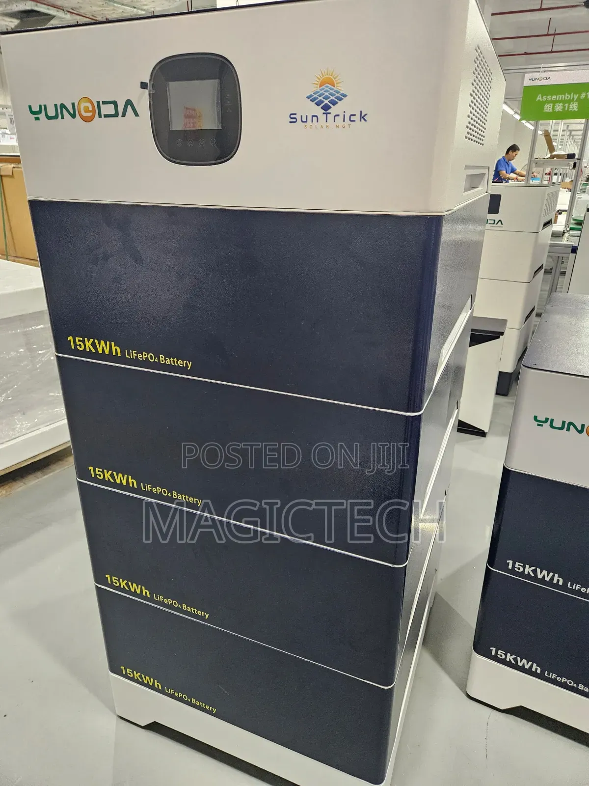 High Voltage Suntrick 60kwh With 15kva Hybrid Inverter