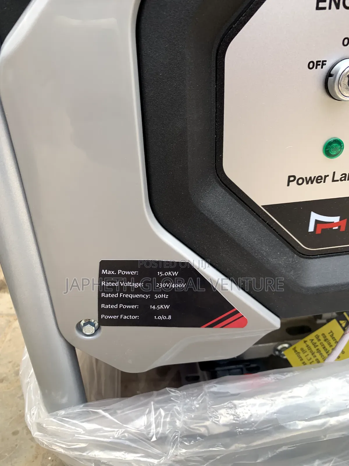 Maxmech RFS-17000e Portable Petrol Generator – 230v Output