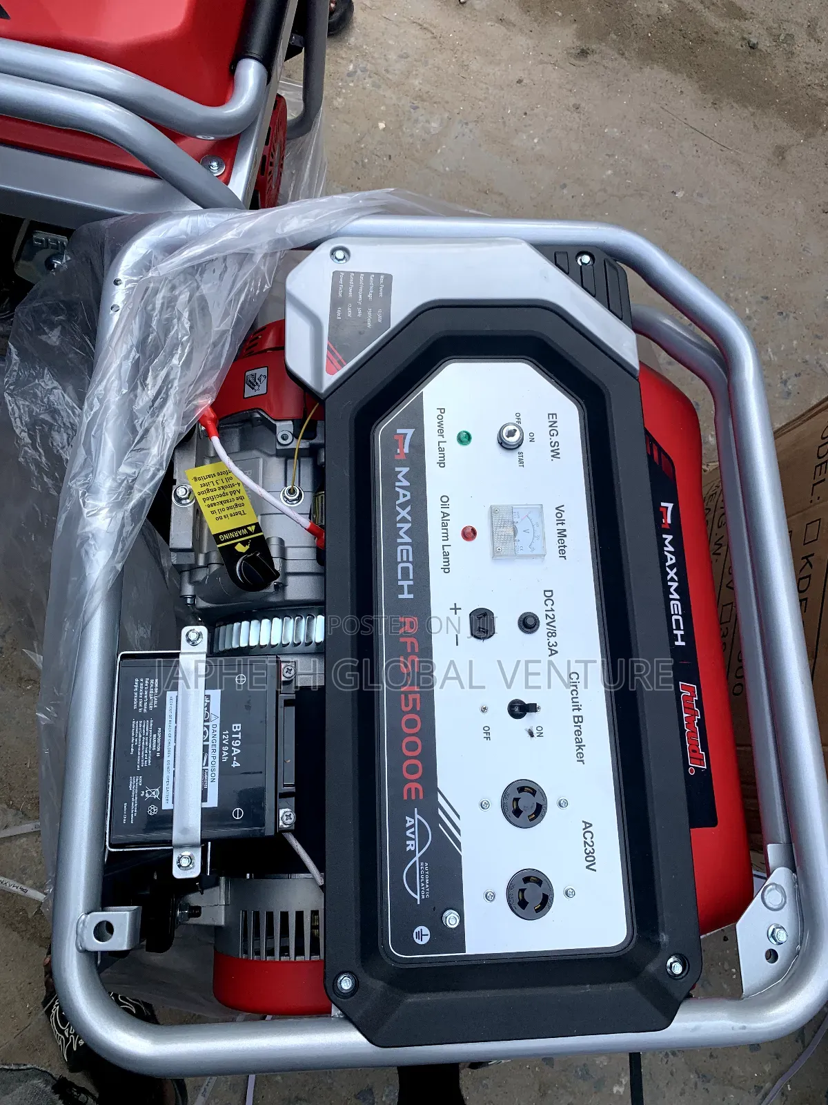 Maxmech RFS-15000e Key-Start Generator for Home Business