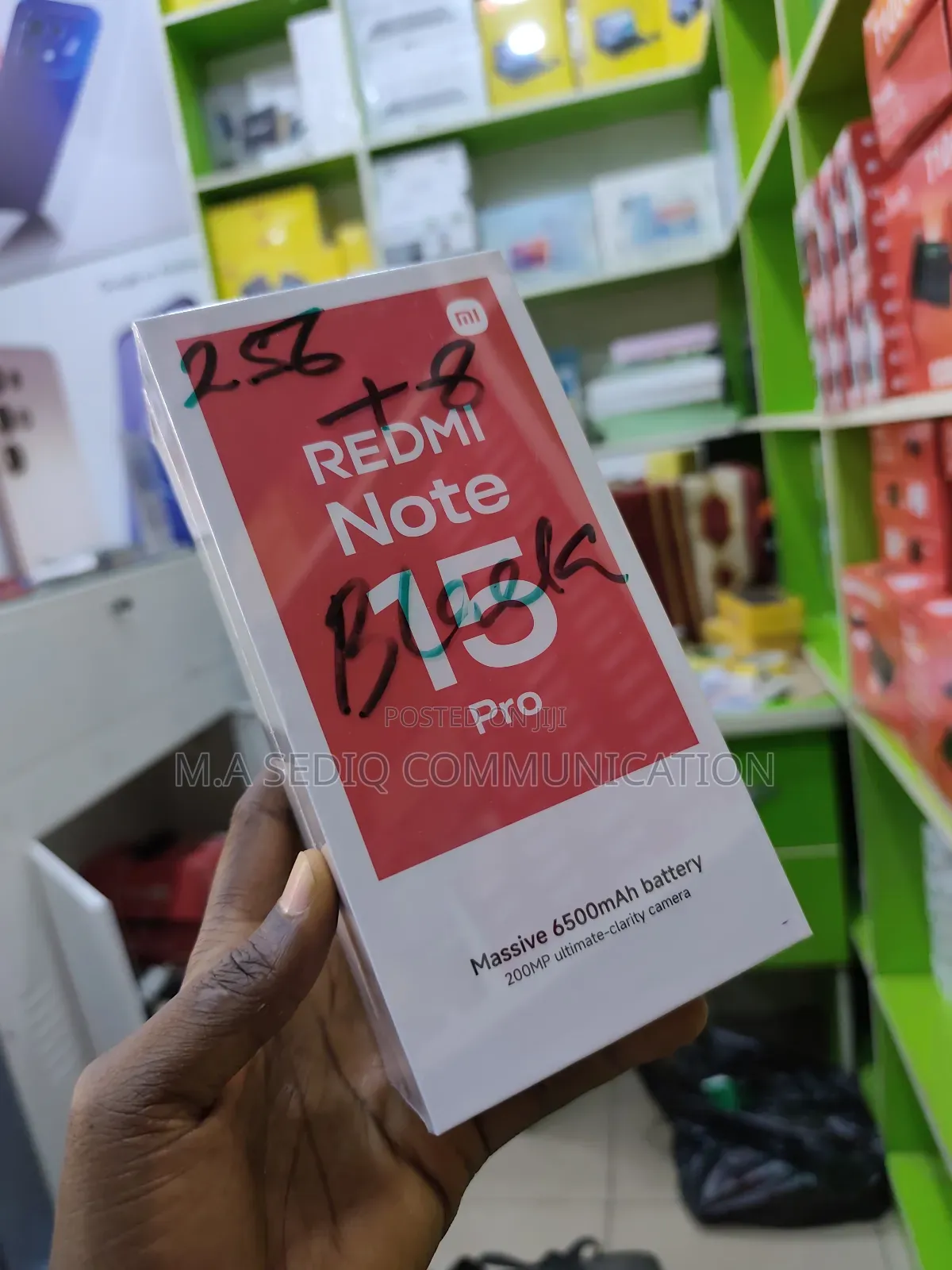 New Xiaomi Redmi Note 15 Pro 256 GB Black