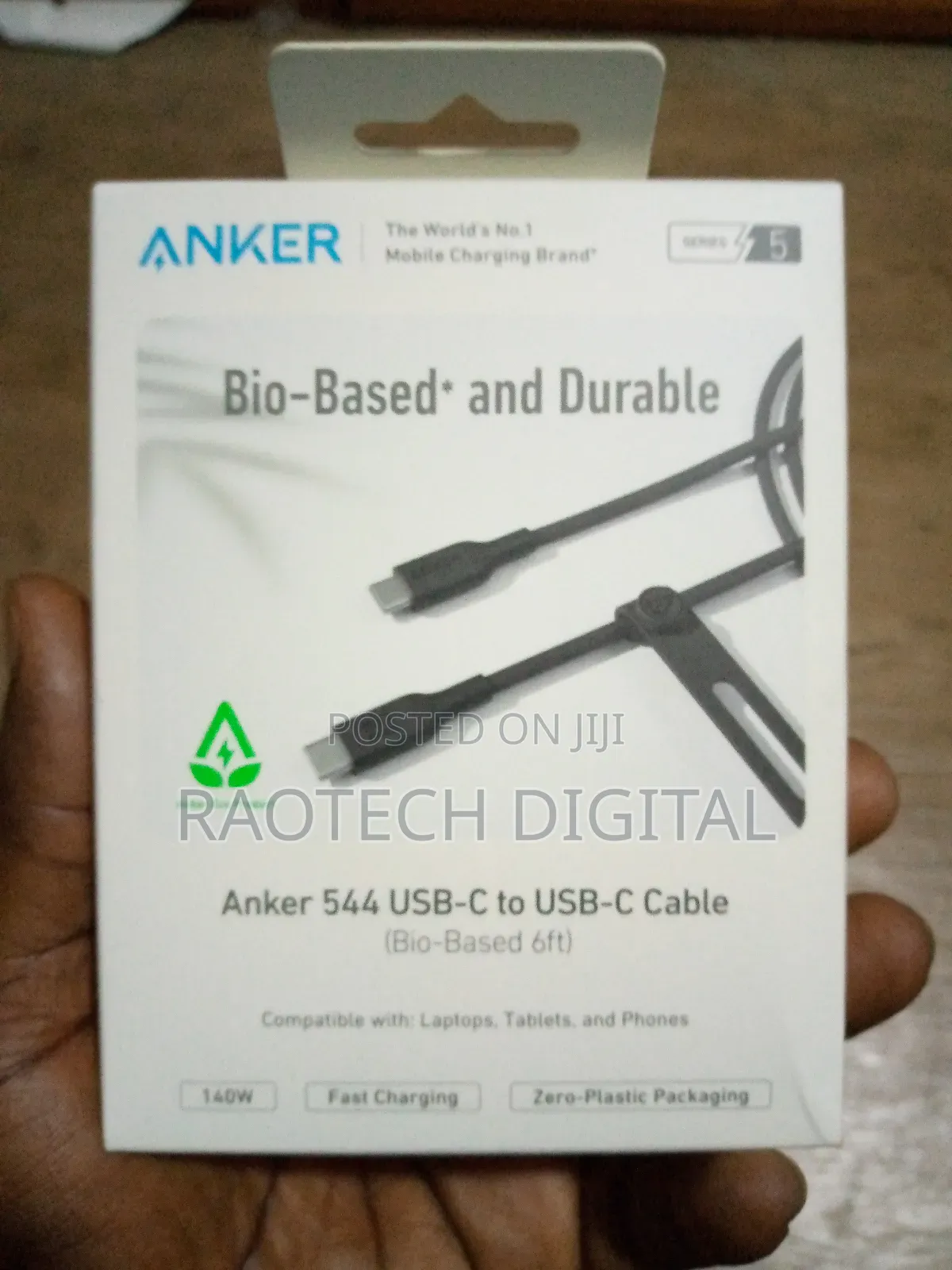 140w Anker 544 Usb -C to Usb -C Cable