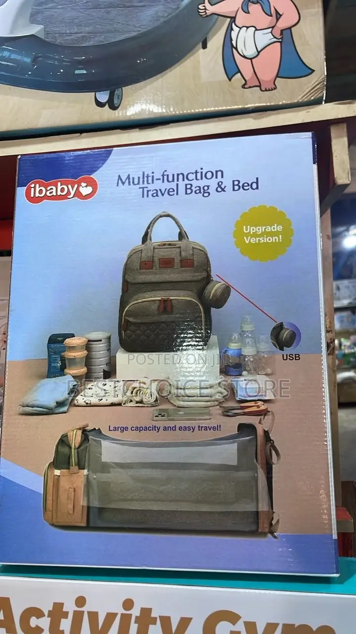 Multi-Functional Travel Bag and Bed