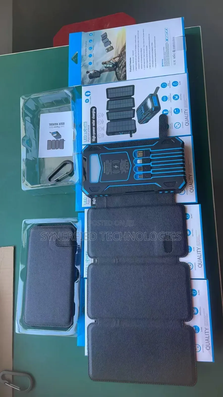 Solar Fast Charging 20000mah Power Banks