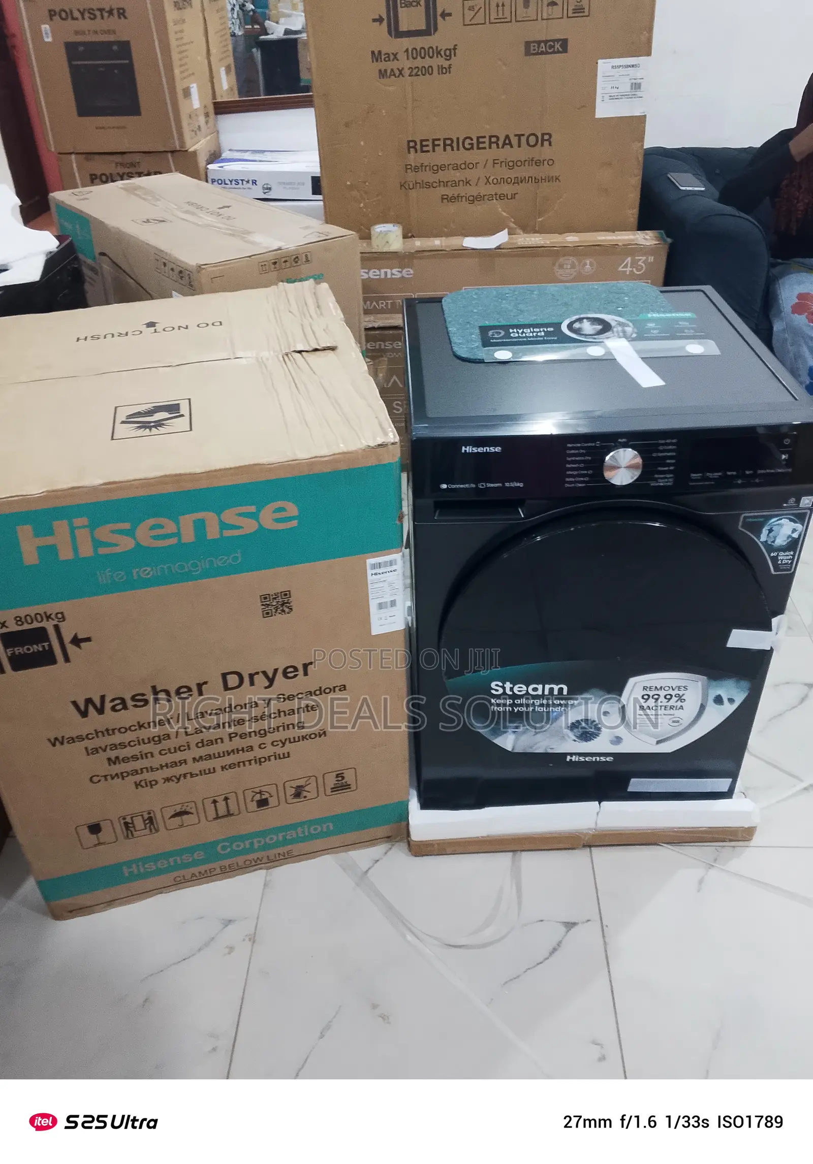 Hisense 10.5kg Automatic Washing Machine and Dryer Set