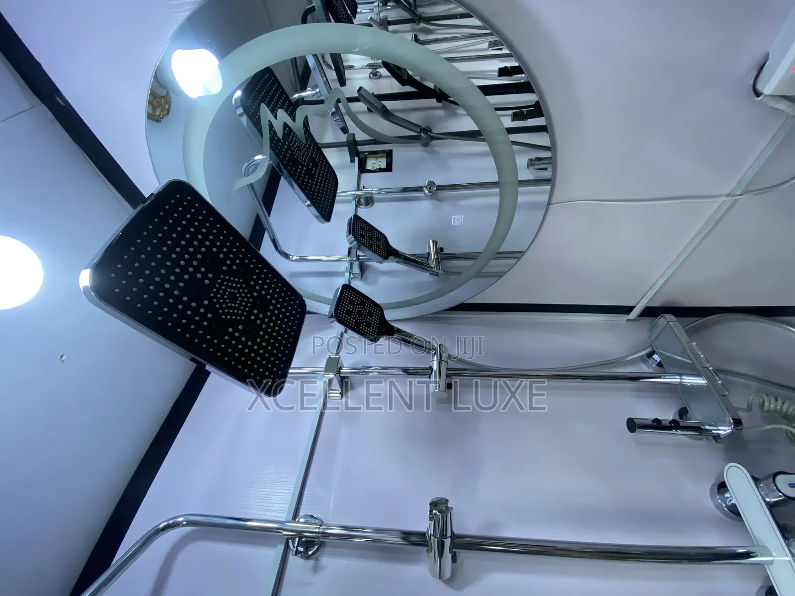 Pressing Shower Mixer Set Chrome With Bum Bum Wash