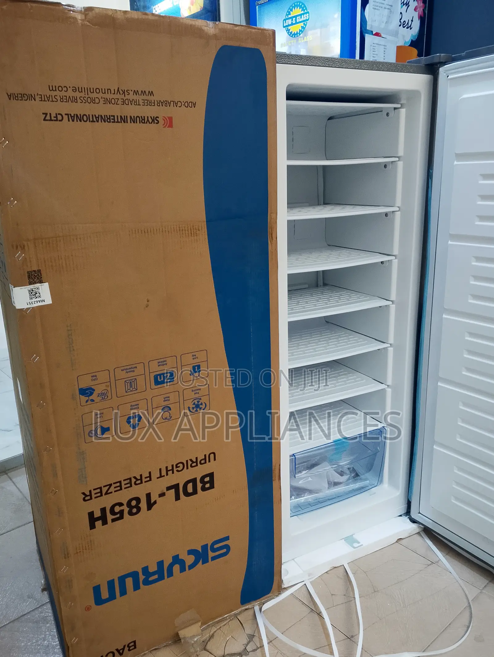 Skyrun 185 Litres Upright Freezer – Energy Efficient