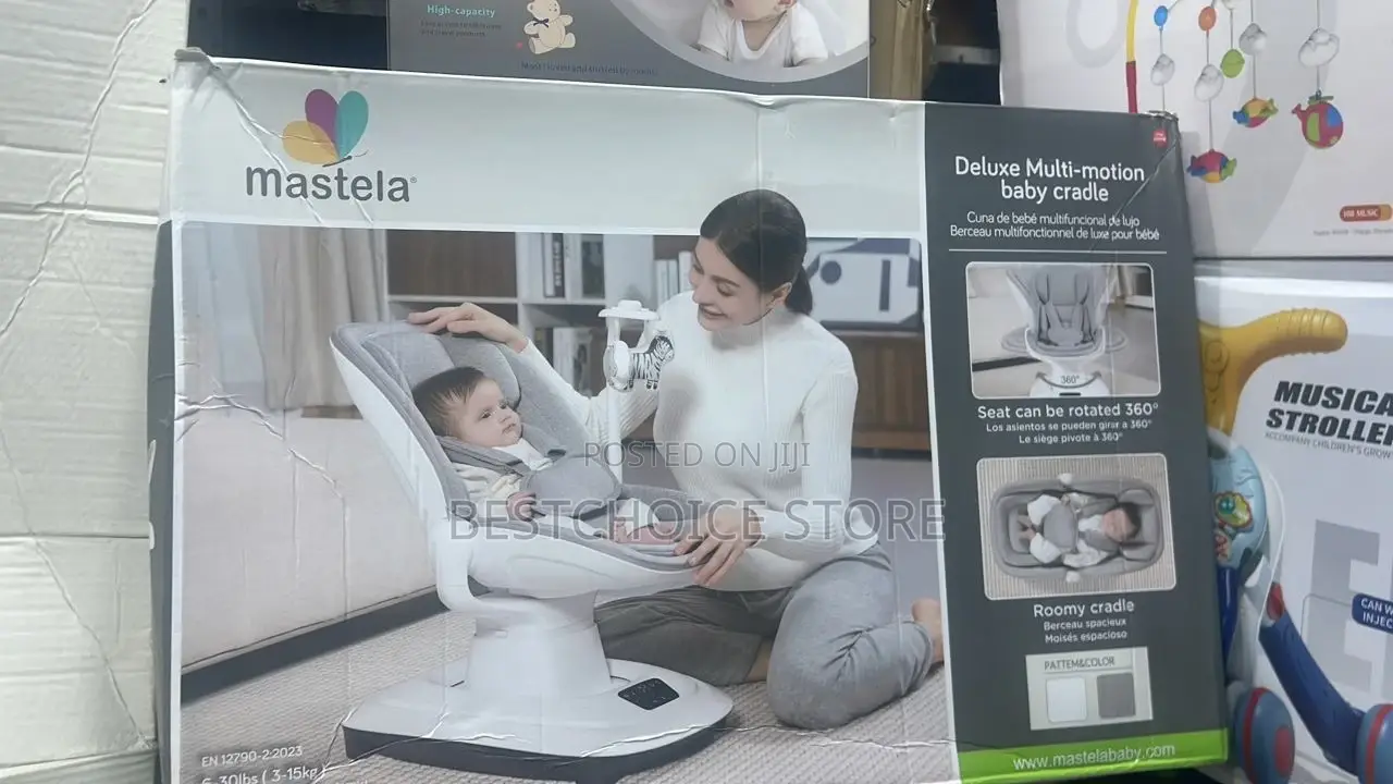 Deluxe Multi-Motion Baby Cradle