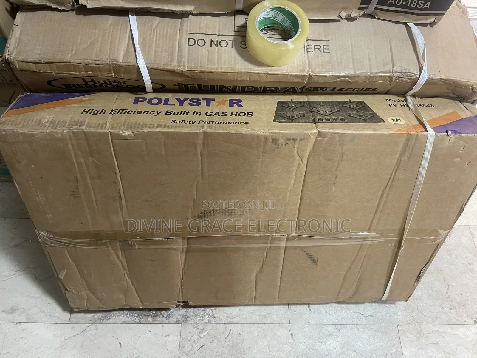 Brand New 5bunner Polystar Inbuilt Gas Cooker /