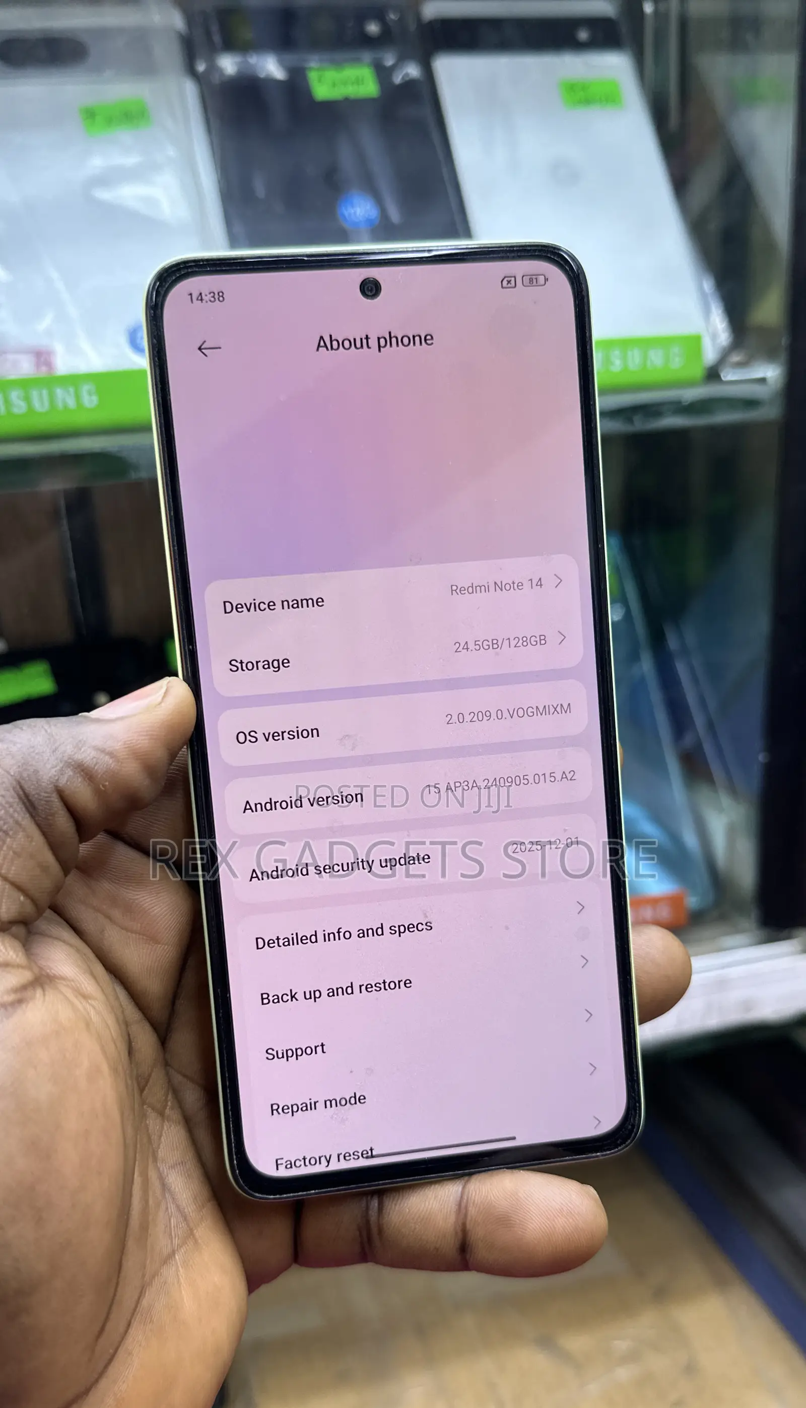 Xiaomi Redmi Note 14 4G 128 GB Green