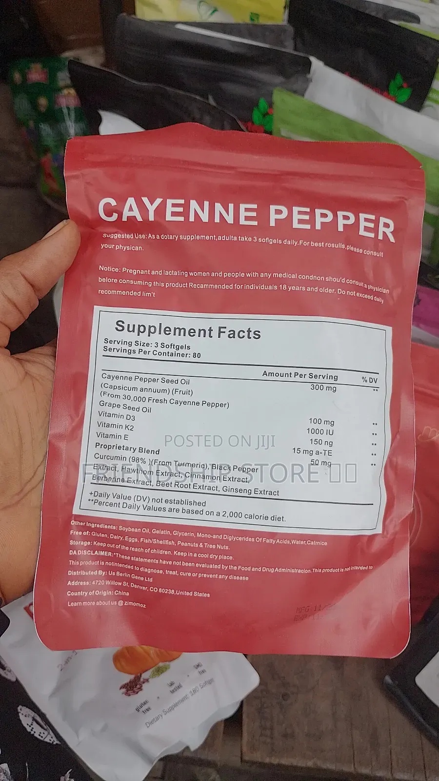 Cayenne Pepper 3,000 Mg