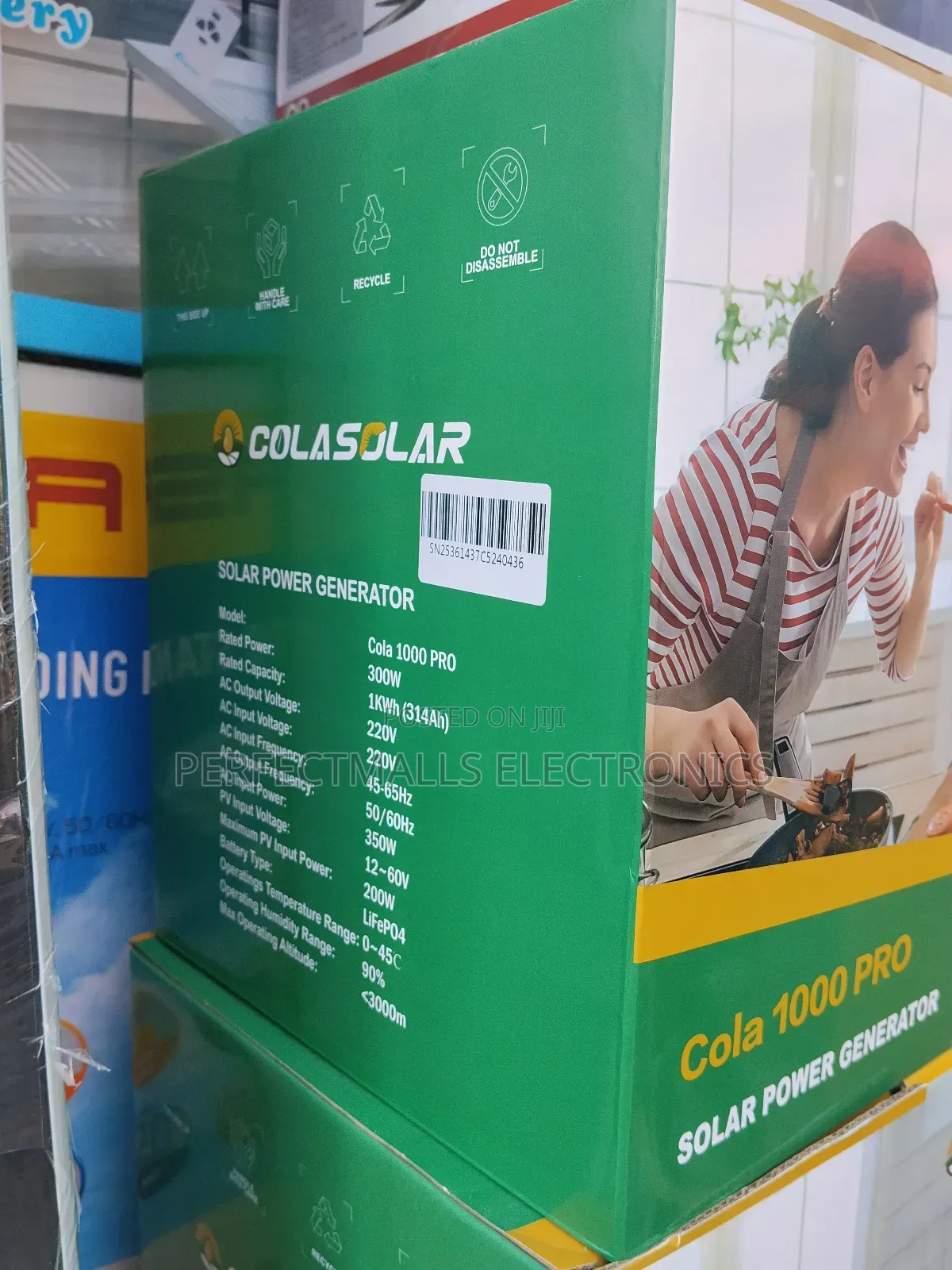 Colasolar 300w Power Station With 1kwh Battery (314ah) Cola 1000 Pro