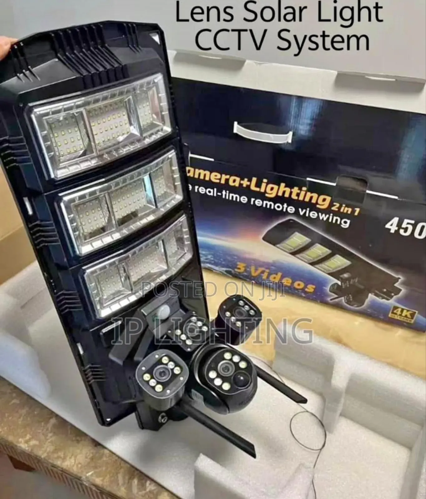 Lens Solar Light CCTV System