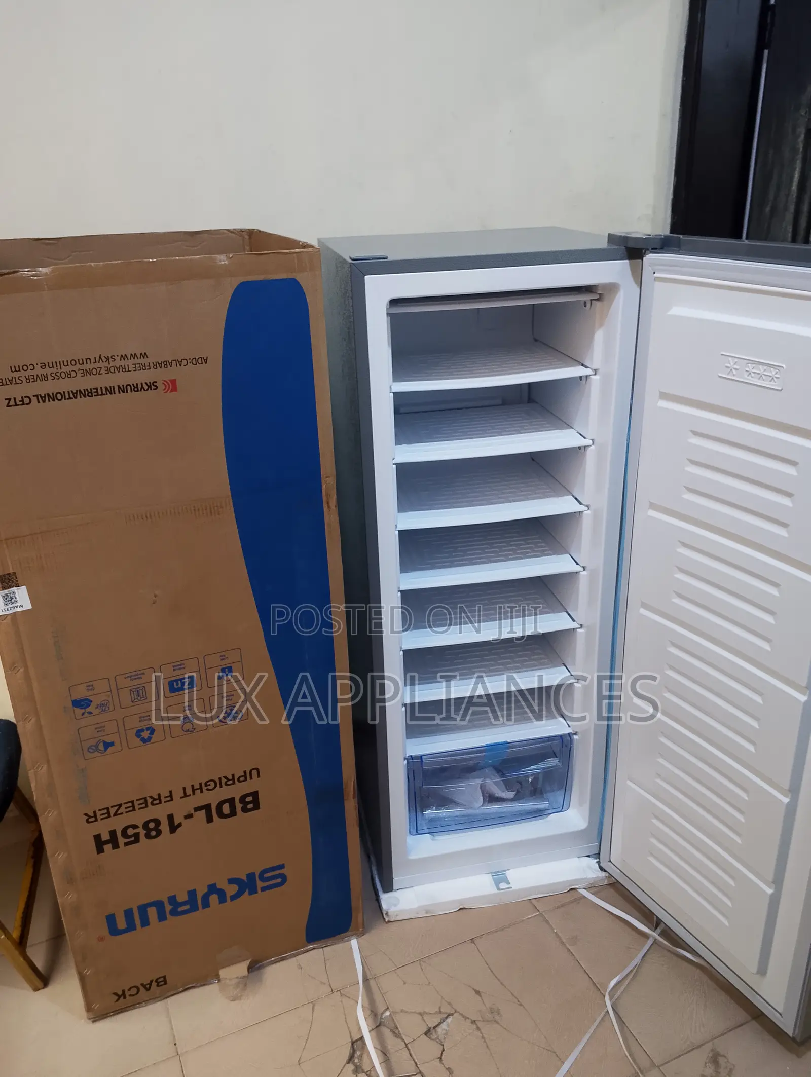 Skyrun 185l Upright Freezer – Energy Saving Model