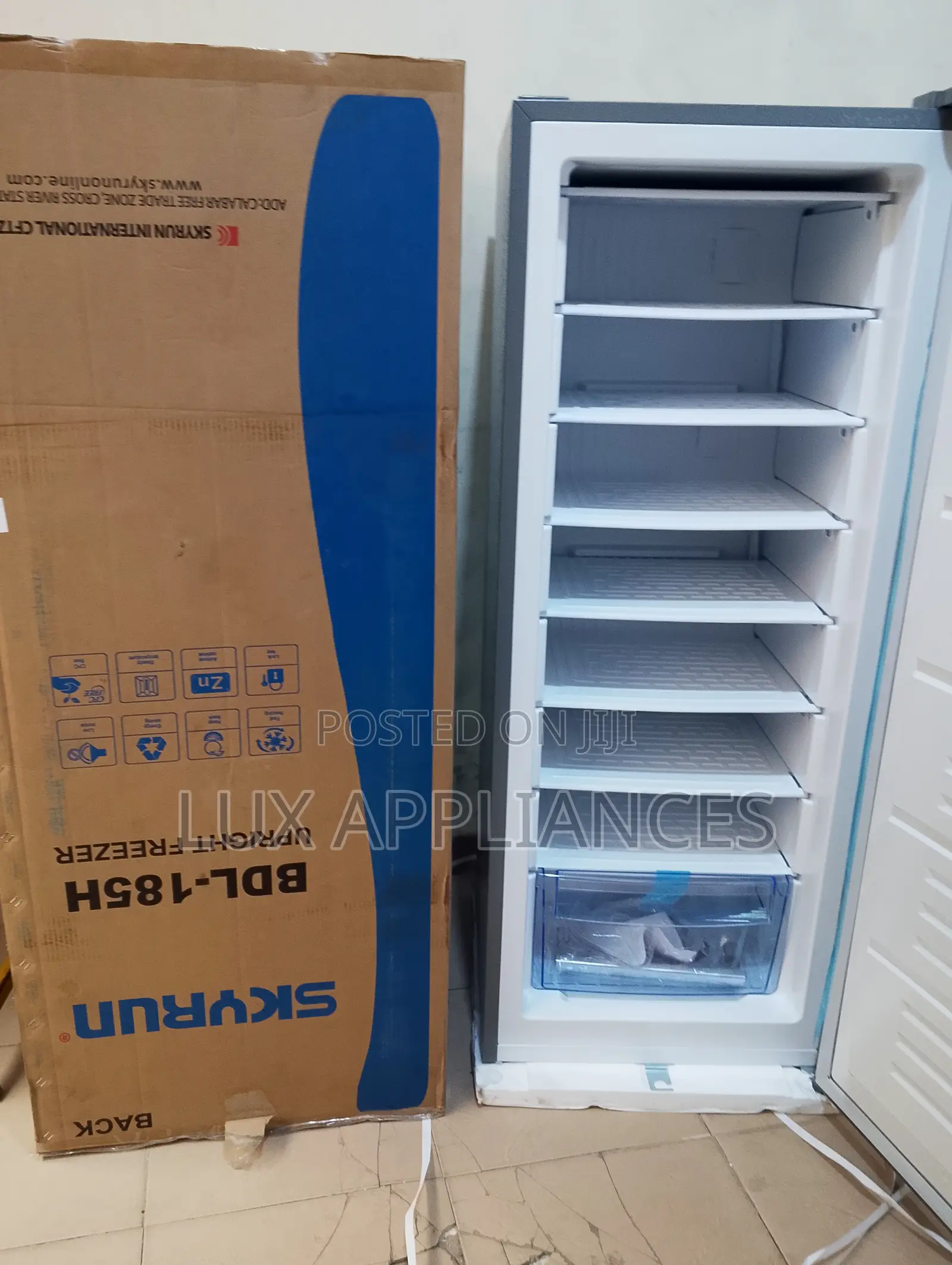 Skyrun 185 Litres Upright Freezer – Heavy Duty