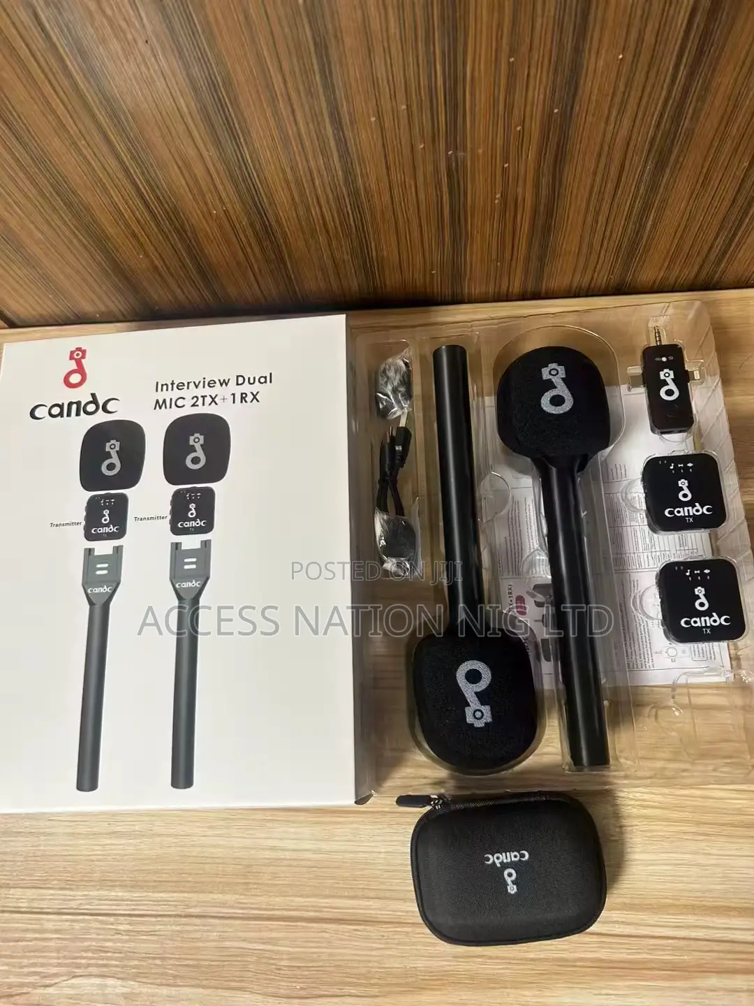 Wireless Microphone Interview Stick 2.4g Noise-Cancelling Wireless