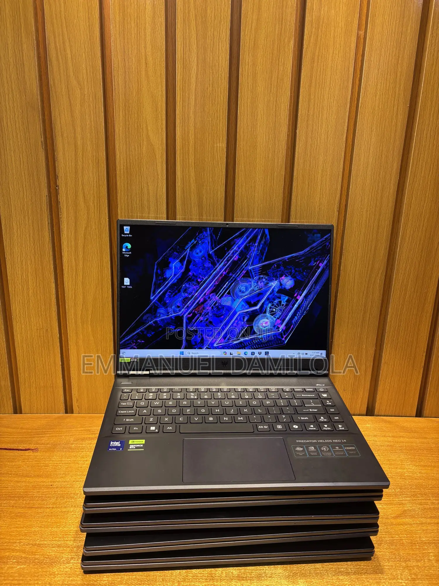Laptop Acer Predator Helios Neo 14 16GB Intel Core Ultra 7 SSD 1T