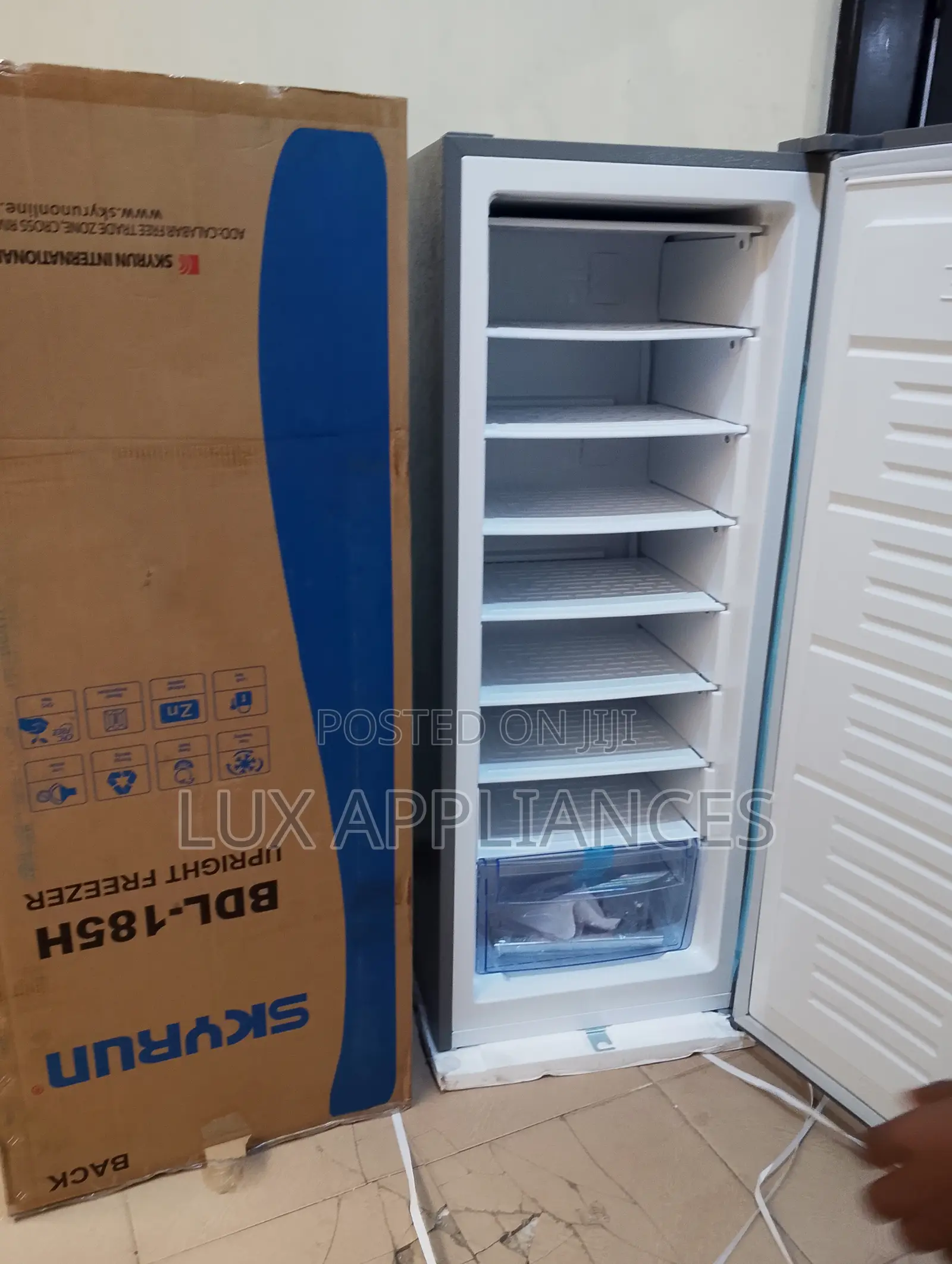 Skyrun 185l Upright Freezer – Family Size Capacity