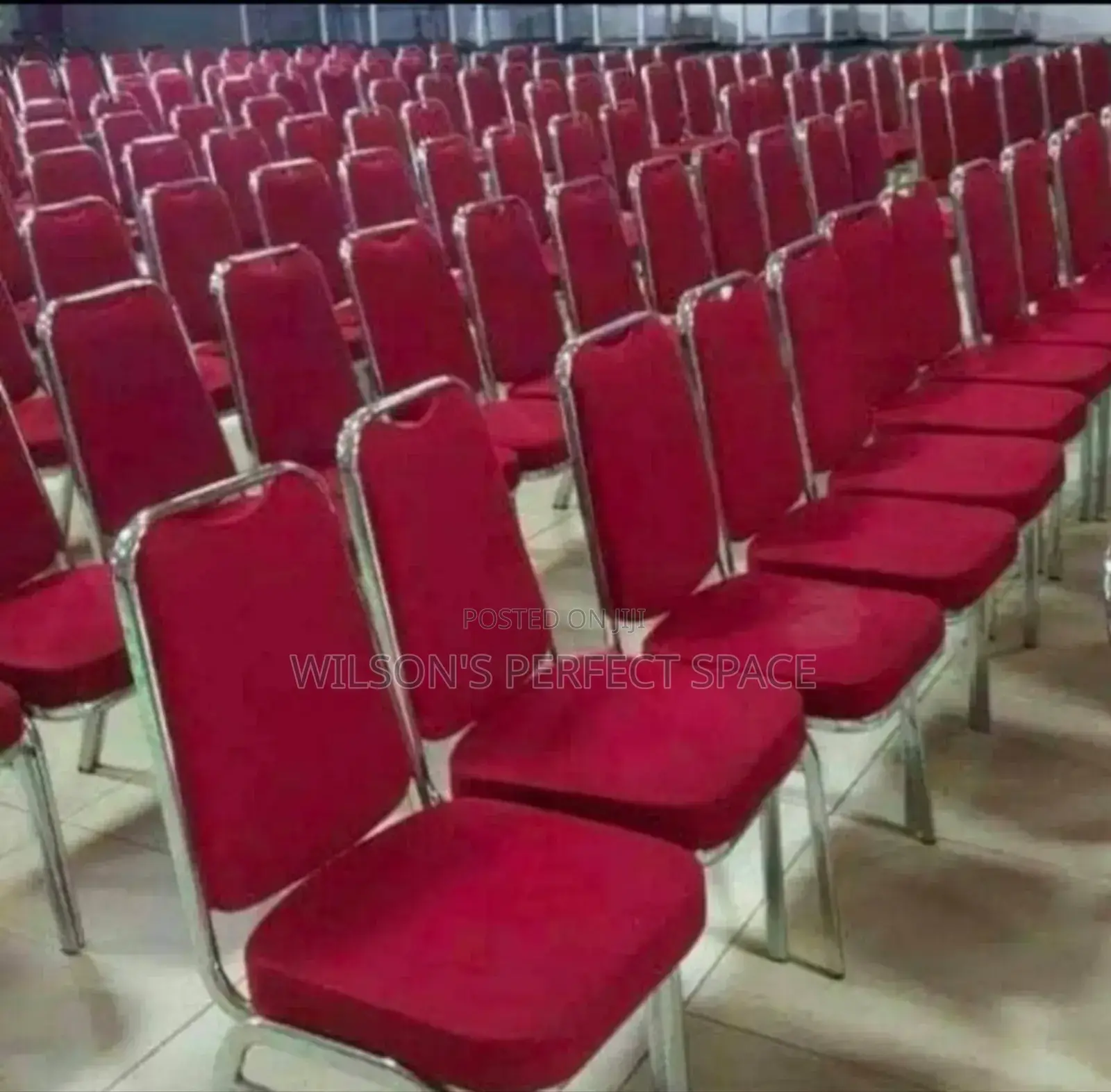 Stainless Leg Conference Hall Chair