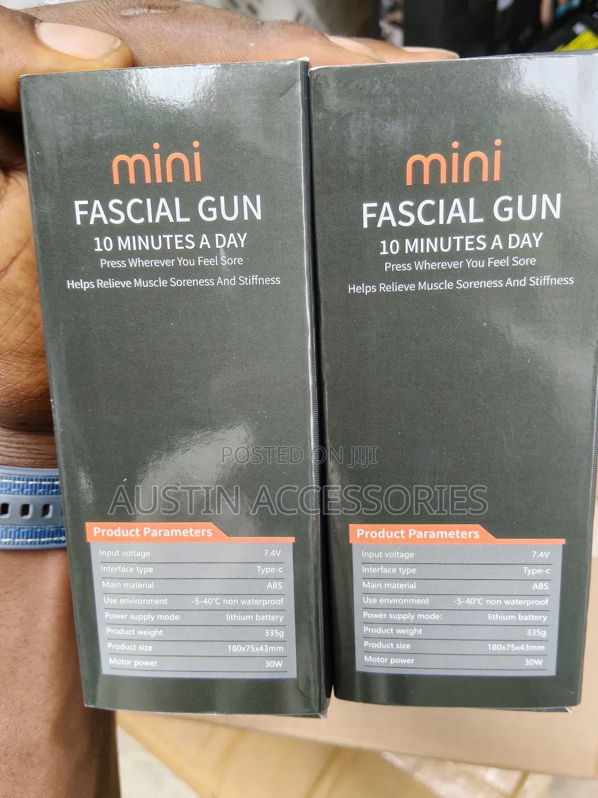 Portable Fascial Gun Handheld Percussion Massager