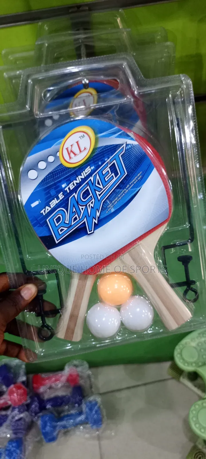 3in1 Table Tennis Bat, Net And Ball