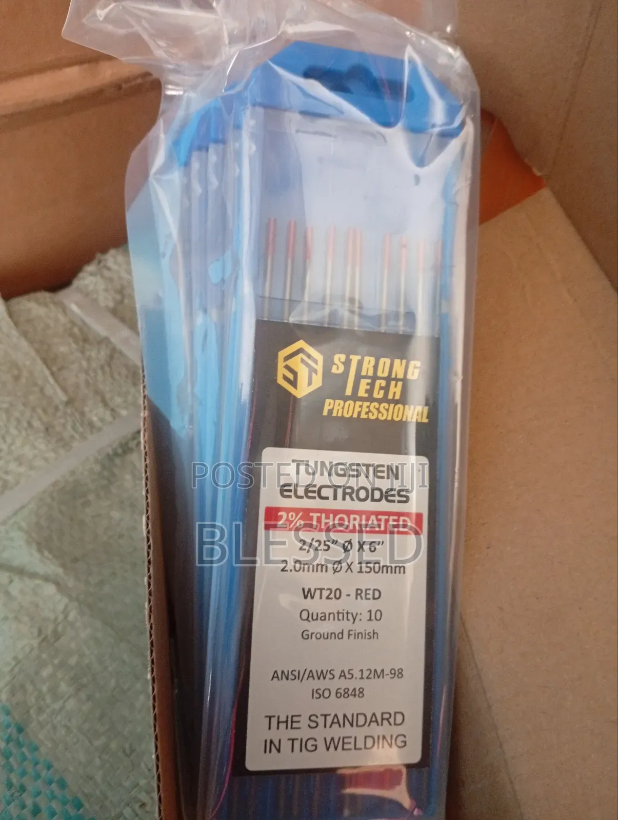 Tungsten Electrodes Pack 2mm