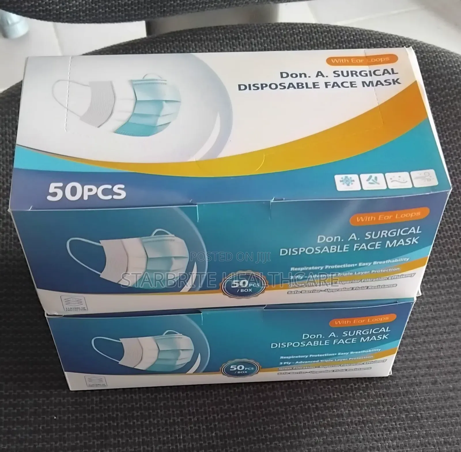 Disposable 3-Ply Face Mask