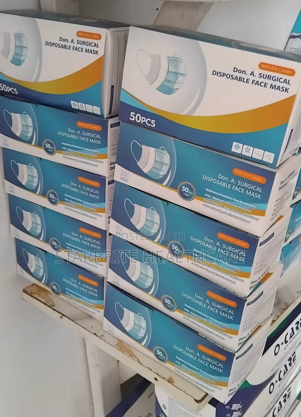 Disposable 3-Ply Face Mask