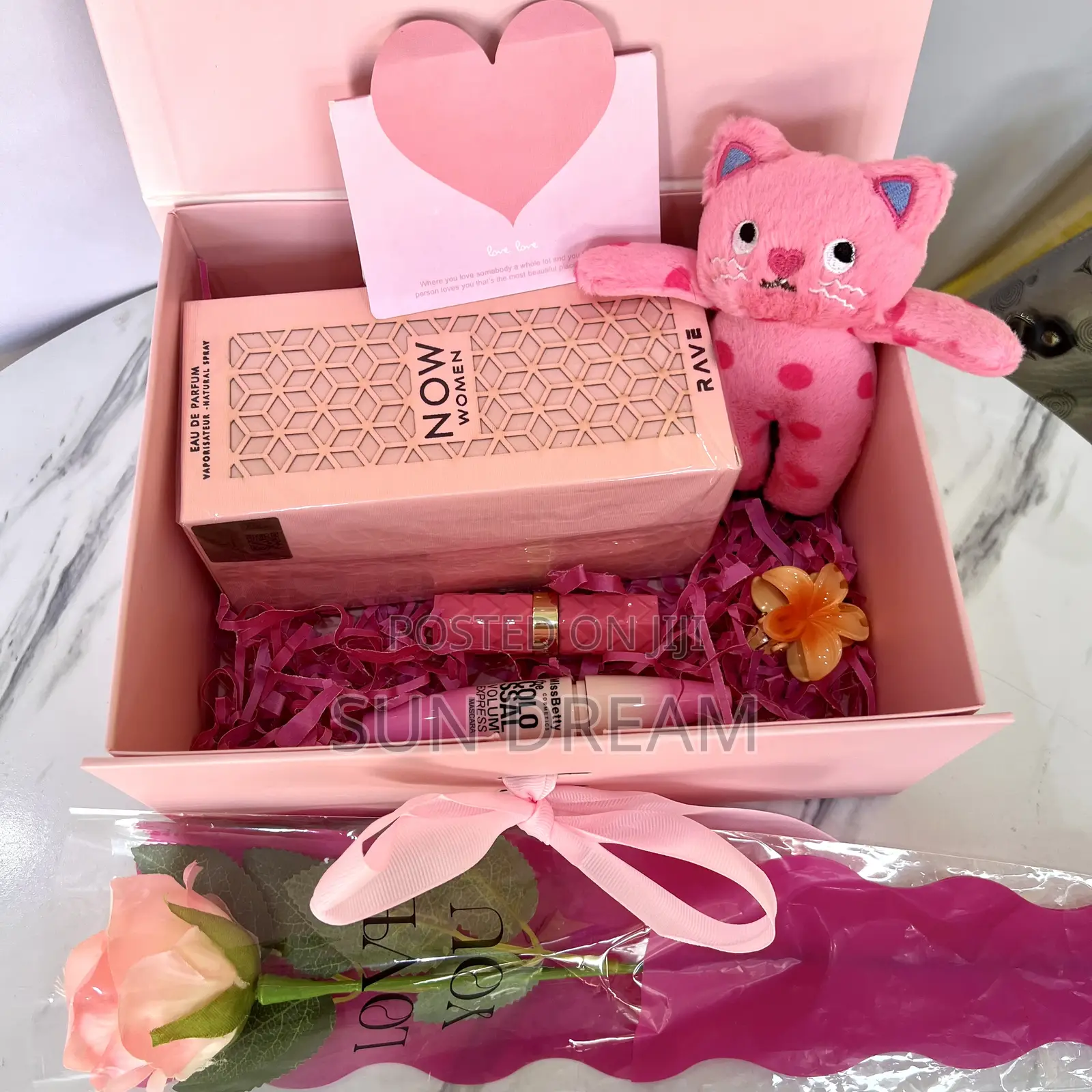 Valentines Gift Pack Pink Gift Set Birthday Box Rave Now Perfume