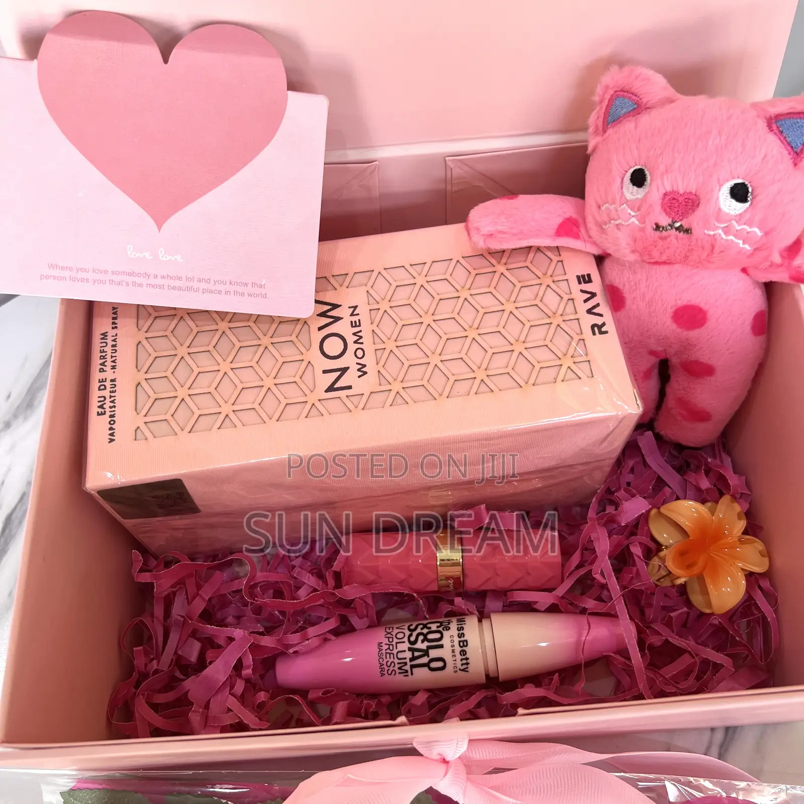 Valentines Gift Pack Pink Gift Set Birthday Box Rave Now Perfume