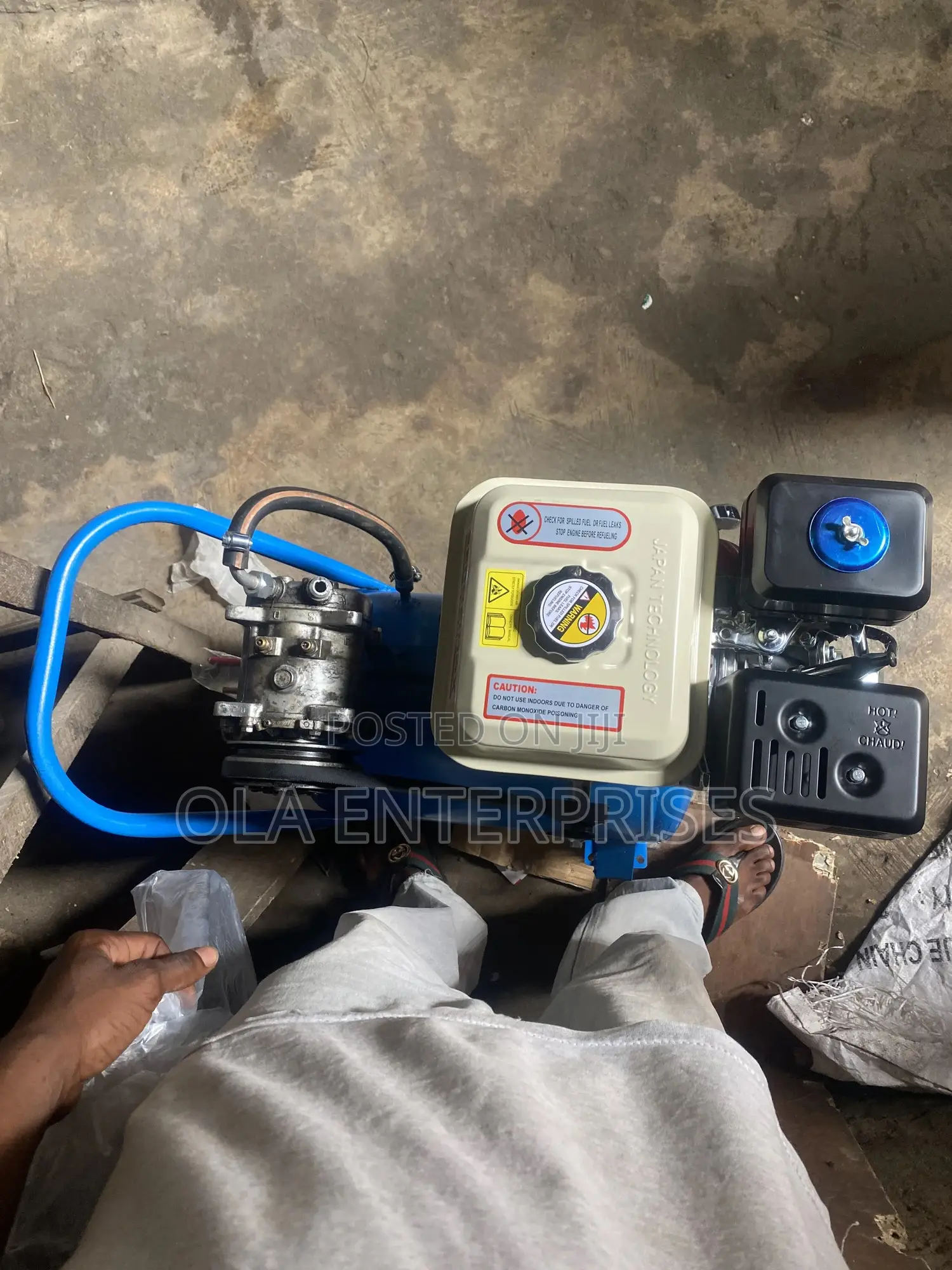 Gasoline-Powered Air Compressor