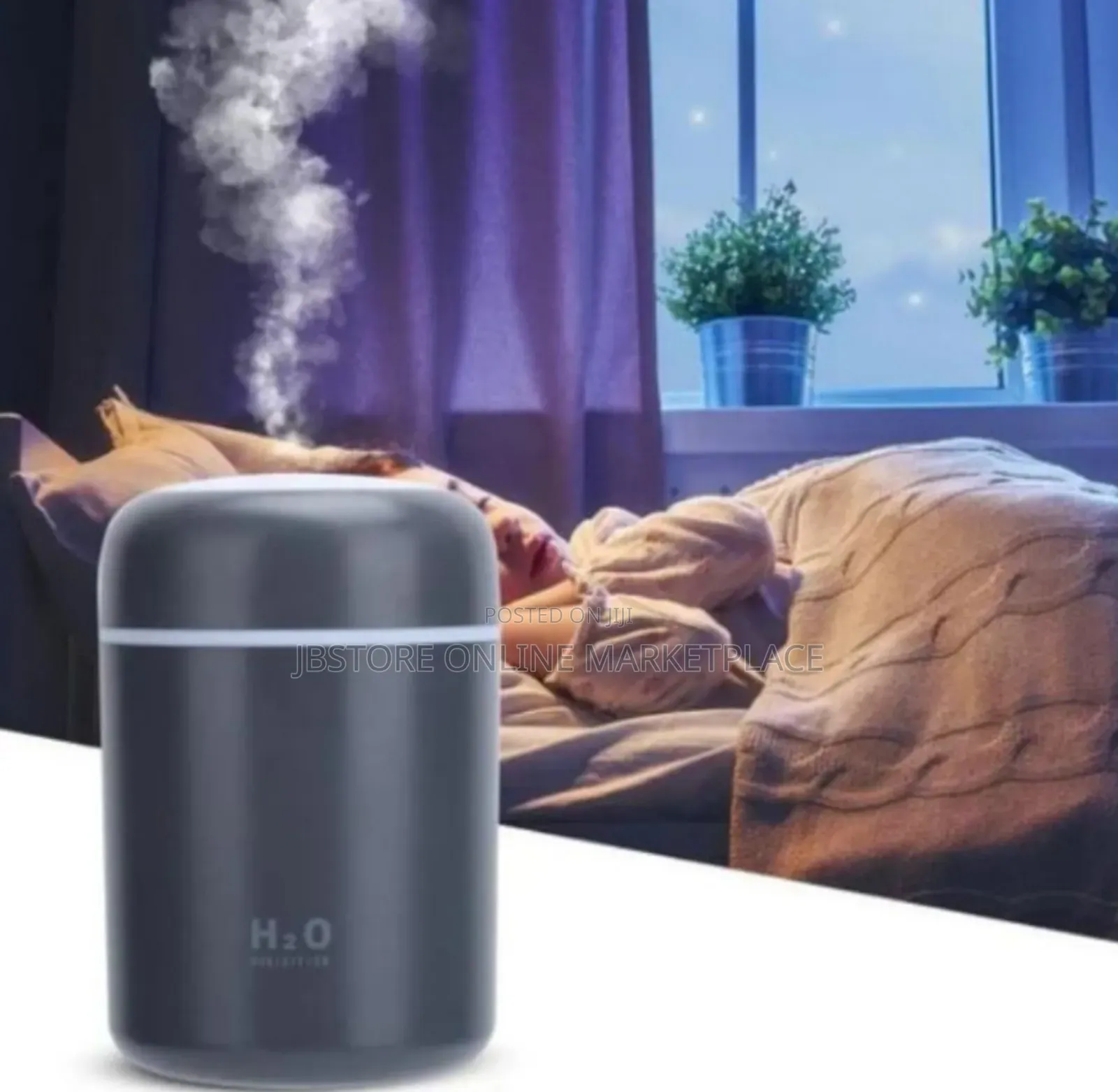 Air Purifier Humidifier Usb Air Diffuser Colorful Light Quiet