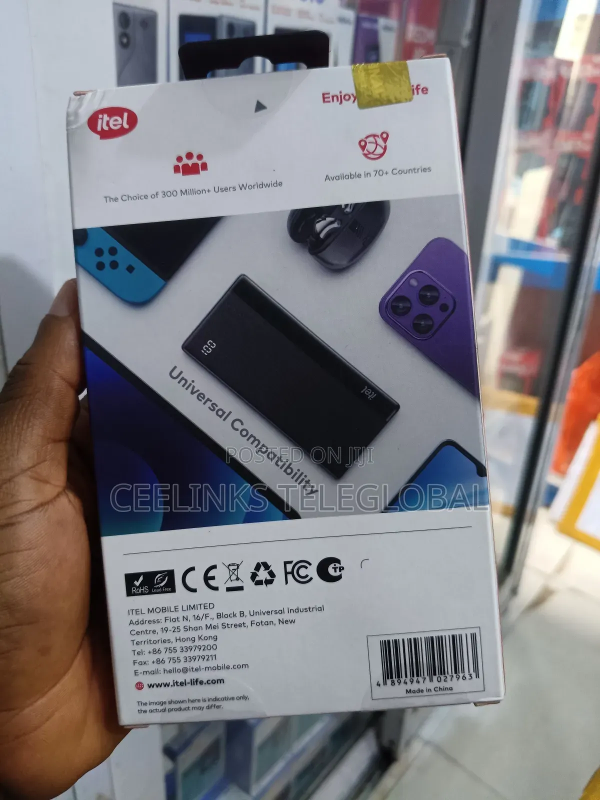 New Itel 20,000mah
Power Bank