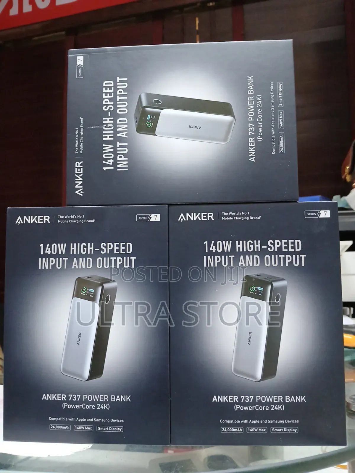 Anker 737 Ganprime 24000 Power Bank Pd 140w - Black
