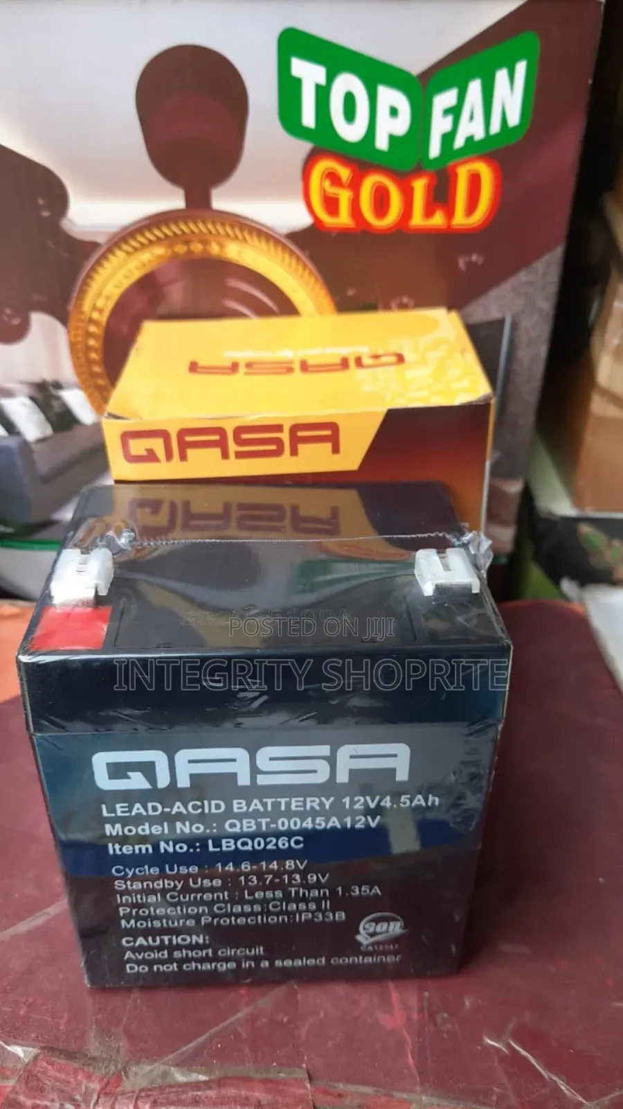 Qasa Lead Acid Battery 12v4.5ah