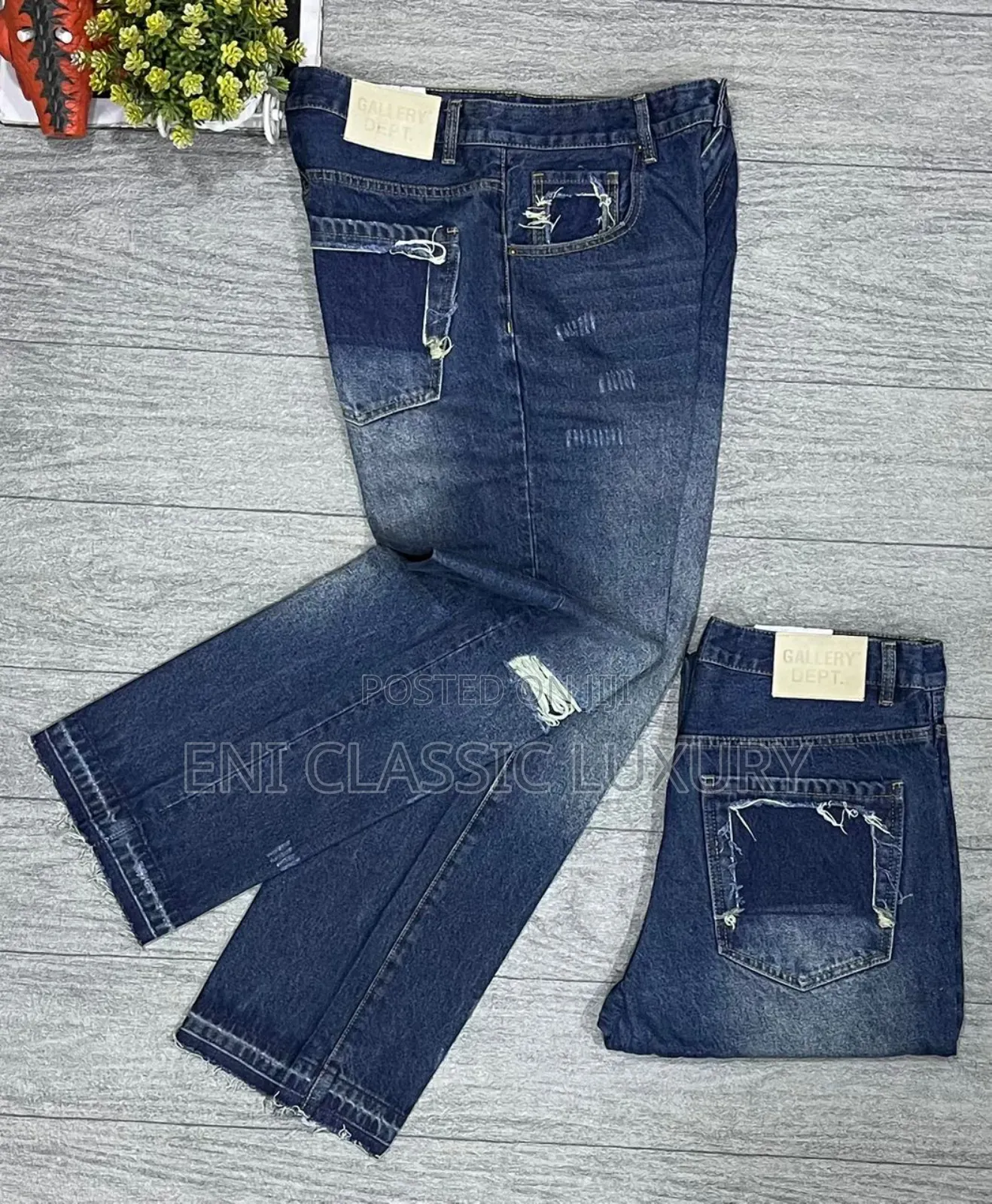 Premium Quality Luxury Men's Jeans Galley Dept Well Banded Package