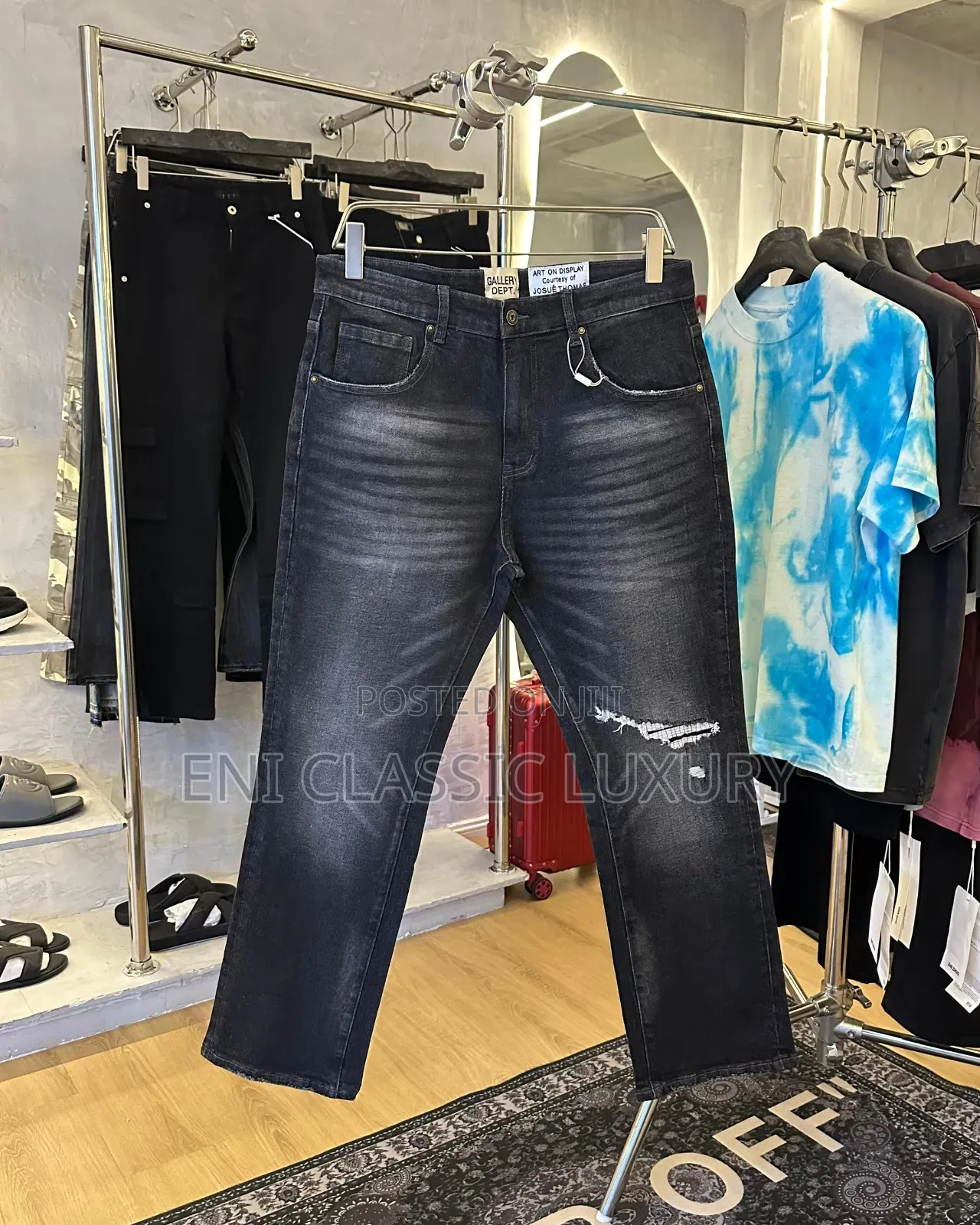 Premium Quality Luxury Men's Jeans Galley Dept Well Banded Package