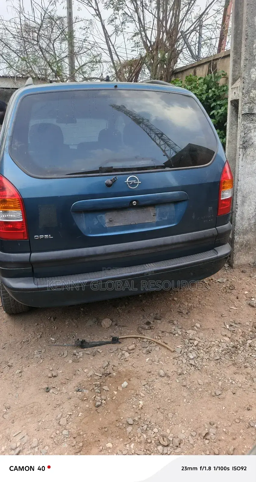Opel Zafira 2002 Blue